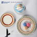 Pretty Looking New Pattern Fine Bone China Modern Design Geschirr Set, Englisch China Geschirr